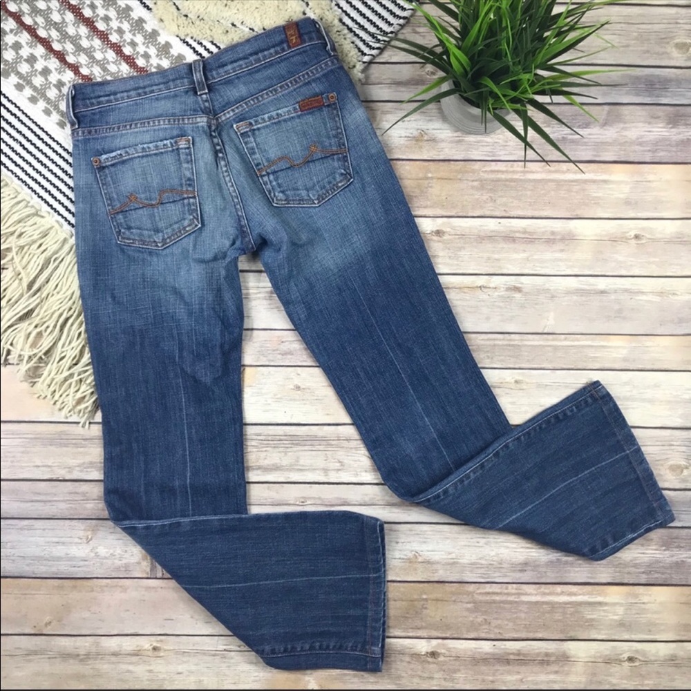 7 For All Mankind Low Rise Boyfriend Jeans
